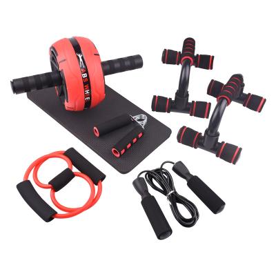 China 7-in-1 Wheel Portable Abdominal Roller Portable Home Exercise Workout Easy Kit Home Exercise Workout Easy Wheel Roller Assembling Kit with Best Price for sale