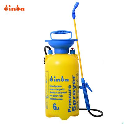 China Plastic Garden 6L Binda Knapsack Hand Pressure Sprayer Garden And Agricultural Sprayer for sale