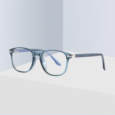 China Fashion Personality Fashion Eyewear Round Glass Frames Blue Light Anti Blocking Glasses for sale