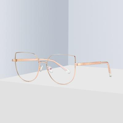 China Fashion Designer Cat Eye Frames Vintage PC Blue Light Blocking Glasses For Screen Protector for sale