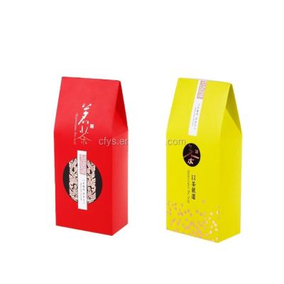 China Cheap Customized Recyclable 250g 500g Tea Bag Packaging Paper Bag, Paper Bag For Tea With Logo Print Manufacturer for sale