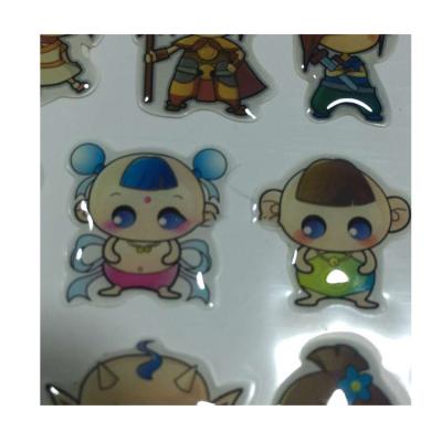 China Eco-friendly Delicate Colorful Epoxy Resin Sticker Expression Smile Face Decorative Stickers All Kinds Of Sticker for sale