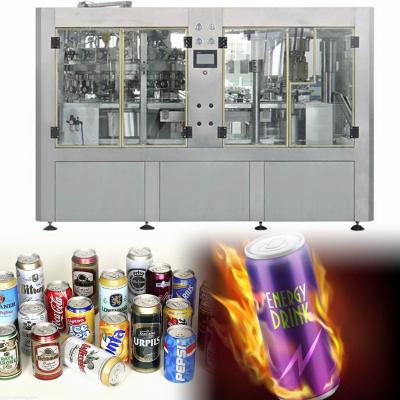 China Food factory supply direct CE 300cpm high speed automatic drink canning machine for beer food cafe factory for sale