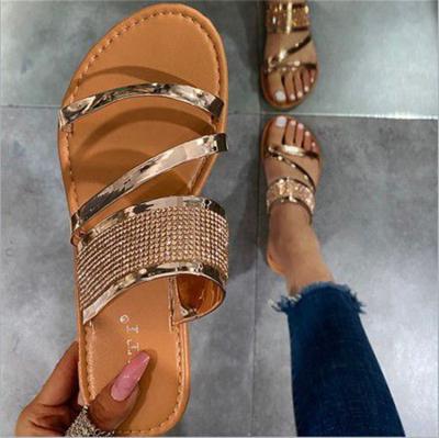 China Fashion Trend Fashion Diamond Summer Fat Sandals Women's Shoes Sandals for sale