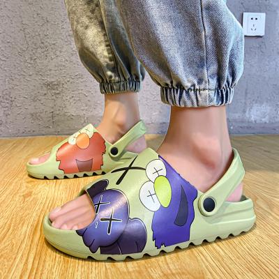 China New Arrivals Men Summer Yeezy Lightweight Foam Shoes High Quality Designer Sandals Men Famous Brands Luxury Slippers 2022 for sale