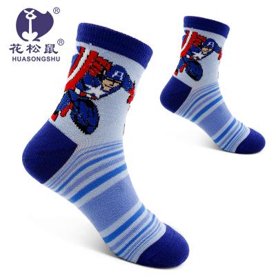 China Superhero Disposable Design Marvel Good Price Socks For Kids for sale