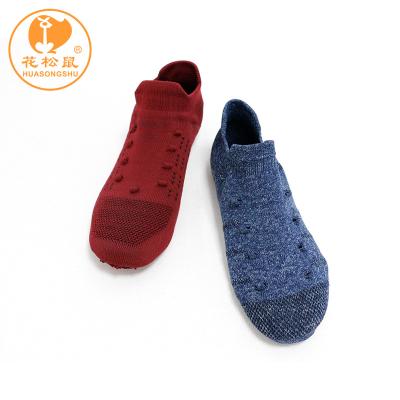 China Antibacterial Custom Adult Slipper Sock Shoes Mens Loafer Socks for sale