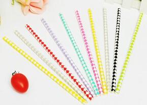 China 2016 hot sale colorful drinking paper straws for sale