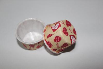 China PET film paper baking Nut Cup/Paper Candy Cup/Roll Mouth Cup for sale