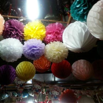 China Hot sale chinese handmade paper honeycomb ball/ Paper Flower for party decoate for sale