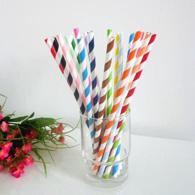 China 2016 hot sale colorful drinking paper straws Supplier for sale