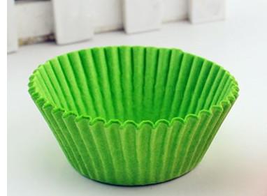 China Hot sale Green Color Greaseproof paper baking cup manufacturer in China for sale