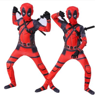 China Polyester Halloween Christmas Kids Cosplay Boys Adult Superheroes Mask Costume Jumpsuit Jumpsuit Party One-Piece Costume For Boy Girls for sale