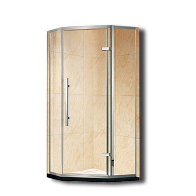 China KK5581 Neo Traditional Angle Shower Door Stopper Hinged Shower Screen Tempered Glass Shower Door for sale