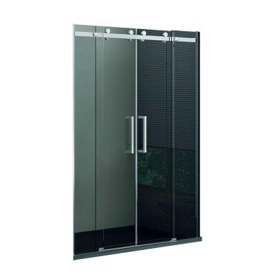 China KD8114 Frameless 8mm Or 10mm Tempered Glass Stainless Steel Sliding Portable Bathroom Shower Enclosure Sliding Shower Room for sale