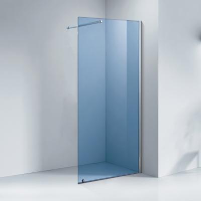 China Modern Cheap Walk In Shower Stainless Steel Tempered Glass Walk In Shower Screen for sale