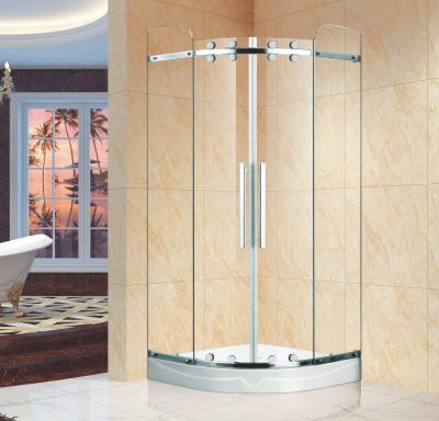 China KT5144A Modern Bathroom Curve Shape Shower Enclosure Set Frameless Shower Enclosure for sale