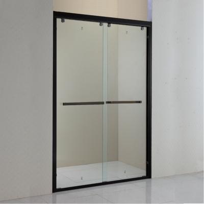 China KD6018 China Wholesale Modern Shower Black Aluminum Cubicle Shower Cubicle for sale