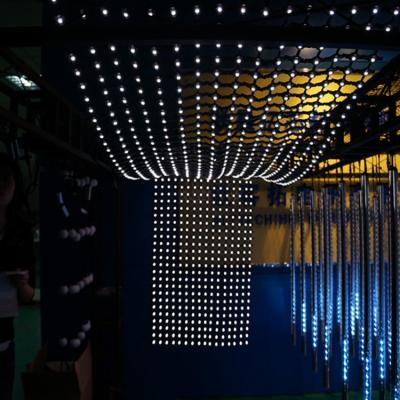 China Night Club /Building Soft Transparent Flexible LED Curtain Display for sale