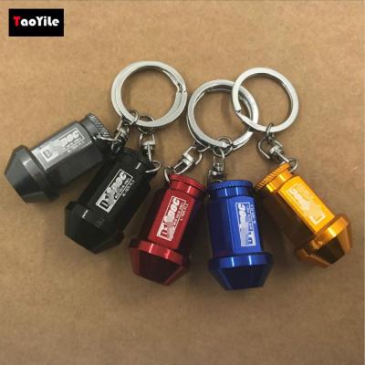 China Promotion / Gift / Advertising / Souvenir Racing Spec Car Wheel Lug Nuts D1 Screw Key Ring Key Chain Key Ring Chain for sale