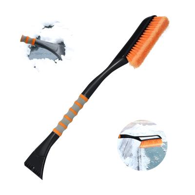 China Detachable vehicle-mounted ABS two-in-one multifunctional snow tool snow shovel ice shovel winter de-icing and de-icing shovel for sale