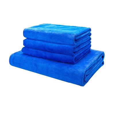 China 30*70 Car Wash Towel 360gsm Car Cleaning Towel Super Soft Thickened Fiber Multifunctional Fine Absorbent Plus Velvet Towel for sale