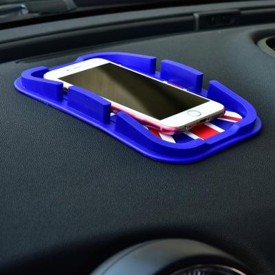 China Hot Selling Flags Phone Holder Mat Car Dashboard Rubber Non-Slip Dash Pad Anti-Slip Moving Mats With Low Price for sale