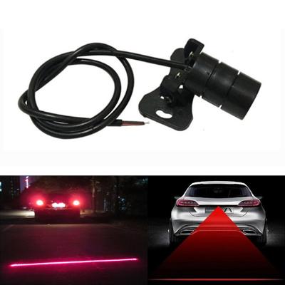 China Auto retrofit anti-collision car tail fog light brake parking lamp and motorcycles laser raising warning light car styling laser light for sale