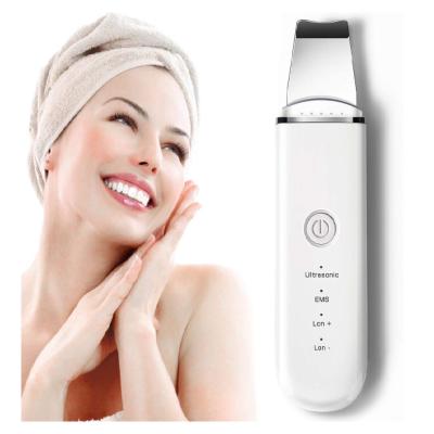 China PSB Professional Deep Clean Face Skin Spatula Electric Ultrasonic Skin Scrubber for sale