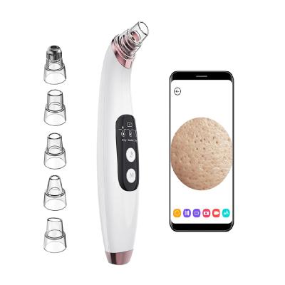 China Acne Treatment PSB Improved Suction 3 Wifi Pore Detergent Real Time Vacuum Adjustable Visual Blackhead Remover With Camera for sale