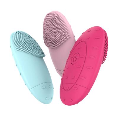 China Portable Waterproof Acne Treatment PSB Mini Silicone Facial Wash Electric Sonic Vibrating Cleansing Brush for sale