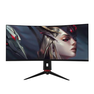 China Ultra Widescreen 34inch 3K 165HZ Curved LED LCD Gaming Monitor Computer PC PC with 119%SRGB 34inch Adjustable Support IMS Response Time for sale