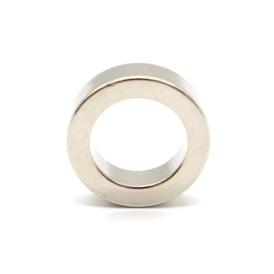 China Industrial Magnet Gold Supplier Large Large Permanent Magnetic Ring N45 N52 Radial Large Diametrically Magnetized Neodymium Ring Magnet for sale