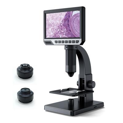 China ALEEZI 315 Factory 12MP 2000X Magnification Microscope Gem Microscope LCD Display Dental Microscope 315 for sale