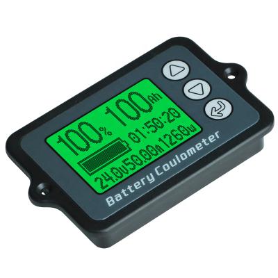 China Hoists Professional Car E-Bike DC8-80V 50A Battery Coulombmeter TK15 Precision Battery Tester for LiFePo Coulomb Meter for sale