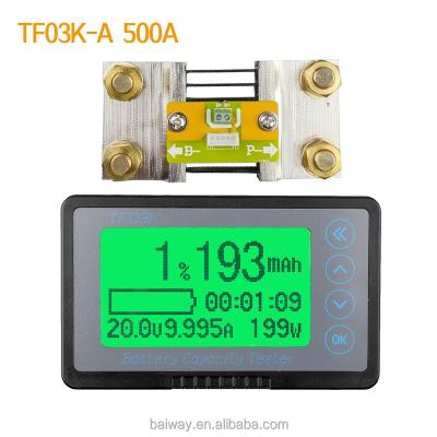 China Rises E-Bike BW-TF03K 48V 500A High Accuracy Car Battery Tester Battery Monitor Battery Indicator for sale