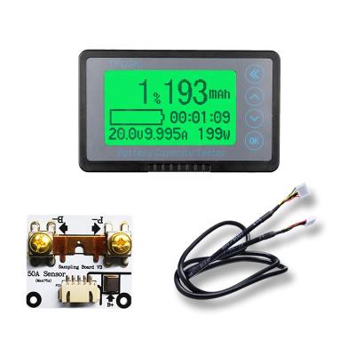 China Stands up e-bike BW-TF03K 48V 50A High Accuracy Car Battery Tester Battery Indicator Battery Monitor for sale