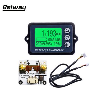 China BW-TK15 80V50A Universal LCD Car Lead Acid Lithium Battery Charging Discharge Voltage Capacity Indicator Meter Tester E-bike Car Lifts for sale