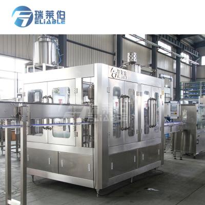 China Medium Capacity Fully Automatic Beverage Pet Bottled Hot Juice Beverage Filling Machine With Compete Mixing System for sale