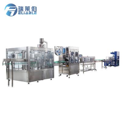 China Small Capacity Food 8 Heads PET Bottle Mineral Water Pure Liquid Filling Bottling Packing Machine Line for sale