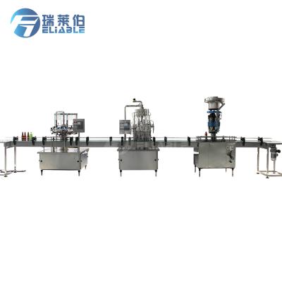 China Metal Crown Cap Mini Unit Beer/Wine Glass Bottle Rinsing Filling Capping Machine Manual for sale