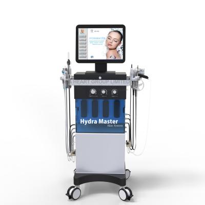 Китай New Arrival !! Add skin analyzer function 10 in 1 Hydra Aqua Facial Dermabrasion Machine / hydro facials machine продается