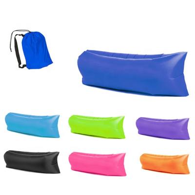 China Eco-friendly Outdoor Summer Sleeping Bag Air Sofa Inflatable Waterproof Beanbags Air Sofa for sale