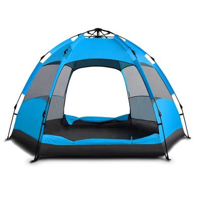 China 4 person camping tent portable instant pop-up tent UV-resistant waterproof windproof for hiking mountaineering camping for sale