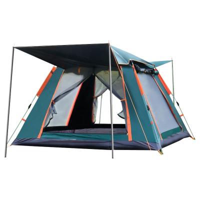 China Diagonal tying type fully automatic camping tent for family travel in super large space for sale