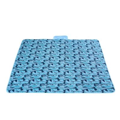 China Portable Waterproof Ultralight Durable Easy Folding Picnic Blanket Travel Mat Sandproof For Picnic Hiking Beach Camping Mat for sale