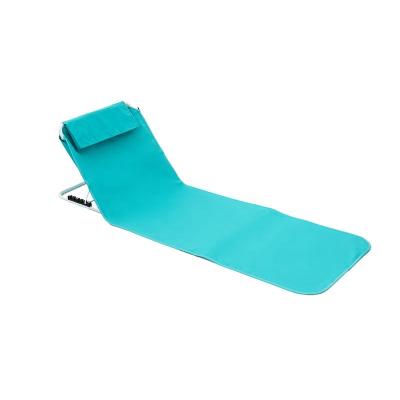 China Lightweight Low Foldable Comfortable Portable Beach Chaise Lounge Chair Folding Outdoor Extended Sunbathing Mat for sale