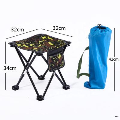 China Outdoor Portable Folding Camping Fishing Chair Beach Portable Stool for sale