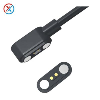 China Realize Charging Function Cheap and Fine High Quality Strong Magnetism Magnetic Charging Cable for 2 PIN Pogo Male Connector for sale