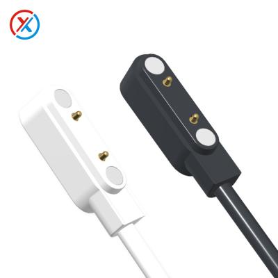 China Realize Function Source Charging Factory Fast Charging Magnetic Data Cable Smart Wearables 2-4pin Magnetic Male And Female Charging Cable for sale